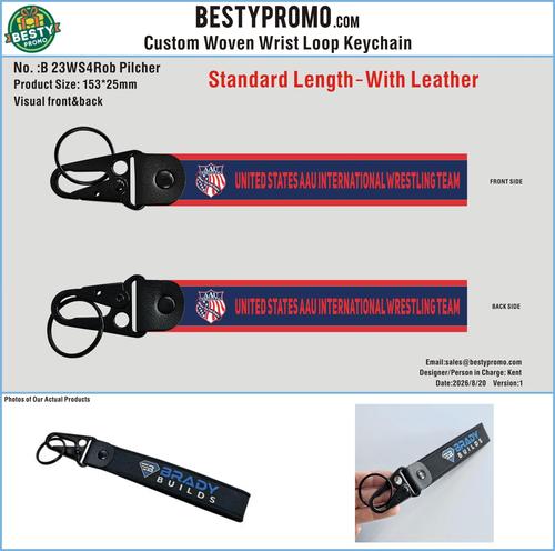 Custom Woven Wrist Loop Keychain-20260911-23