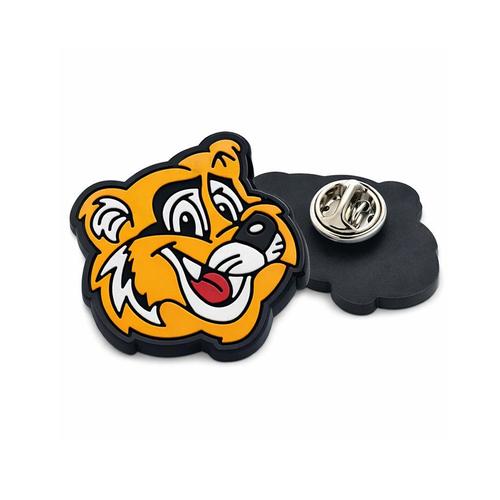 Custom 3D Die-Cut Soft PVC Rubber Lapel Pin (Badge) – Order Online