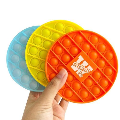 Custom Silicone Pop Bubble Coaster