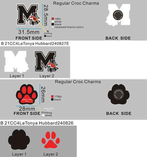 CUSTOM CHARMS  21CC4LaTonya Hubbard