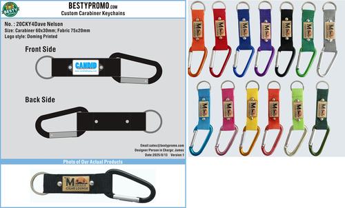Carabiner Keychain-20CK4Dave Nelson -RE