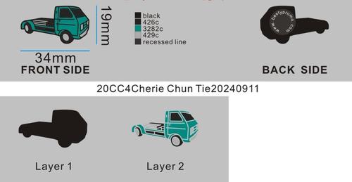 Custom shoe charms-20CC4Jay Chun Tie-RE