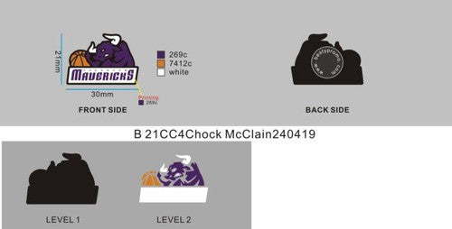 CUSTOM CHARMS 21CC4Chock McClain
