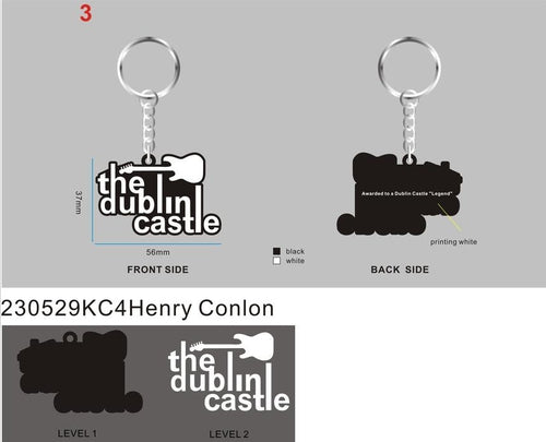 10-230529KC4Henry Conlon Rubber keychains