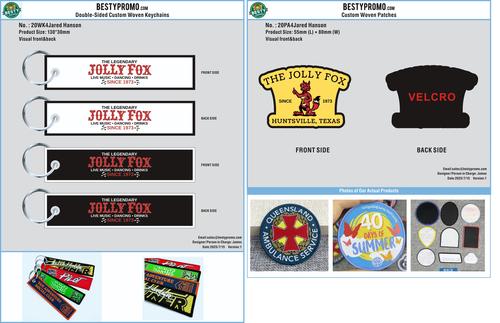 Woven Keychain/Patch -20KY4Jared Hanson 250712