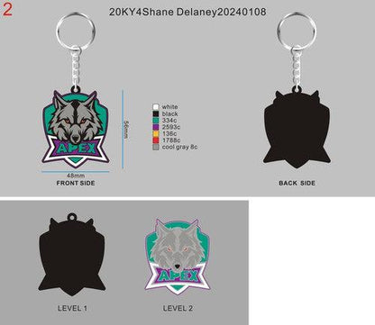 Custom Shoe Charms and Rubber keychains-20CC4Shane Delaney