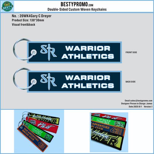 Double Sided Woven Keychains-20WK4Gary C Dreyer 250801