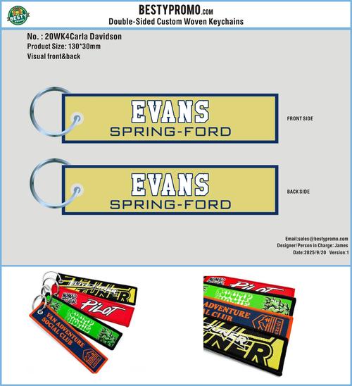 Custom Lanyards and Woven Keychains-20KY4Carla Davidson-RE