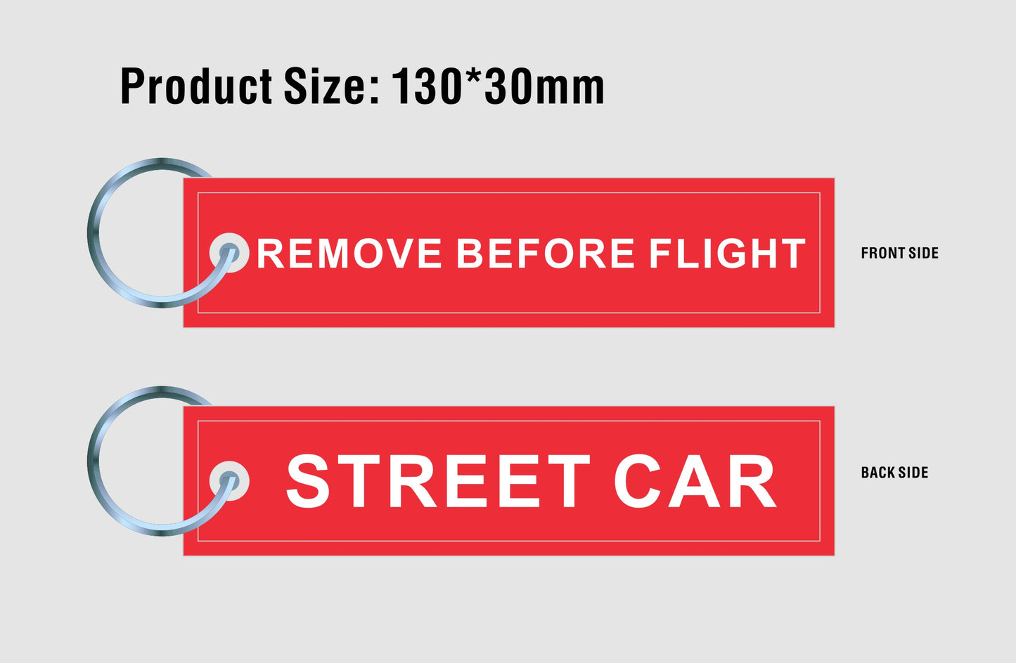 Custom Double-Sided Embroidered Flight Key Tag-20260909-20-RE
