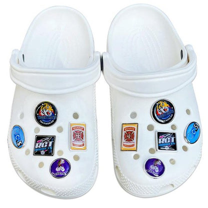 3D Epoxy Metal Clog Charms