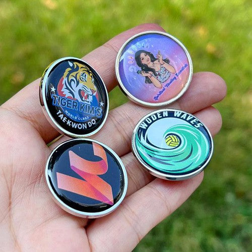 3D Epoxy Metal Clog Charms