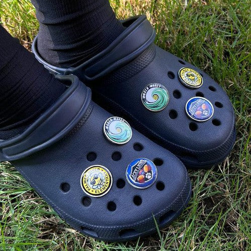 3D Epoxy Metal Clog Charms