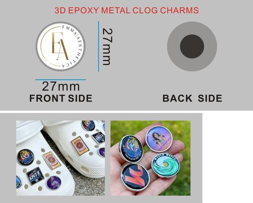 Epoxy Metal Clog Charms-20CC4Emma 250829