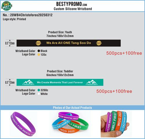 Custom Silicone Wristband-20WB4Christoforos-RE
