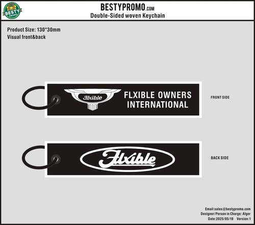 Custom Double-Sided Woven Flight Key Tag-20260804-22-1
