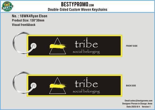 Double-Sided Woven Keychain Tags-RE-18WK4Ryan Elson250804