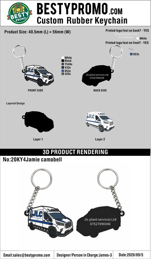 Custom 3D Die Cut Rubber Keychains – 20260906-20