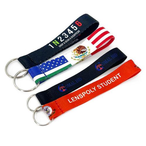 Custom Polyester Strap Keychain