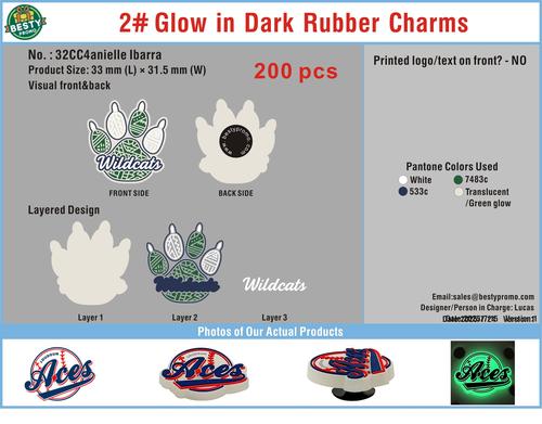 Glow in dark Croc Charm - 32GC4Danielle Ibarra 20250715
