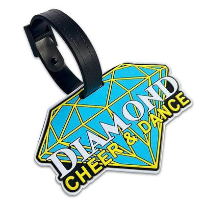 Custom 3D Die-Cut PVC Rubber Luggage Tag