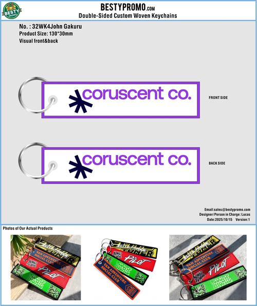 Double Sided Woven Keychains 32WK4John Gakuru 20251015