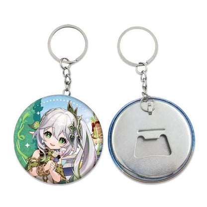 Personalized Metal Tin Bottle Opener Keychain