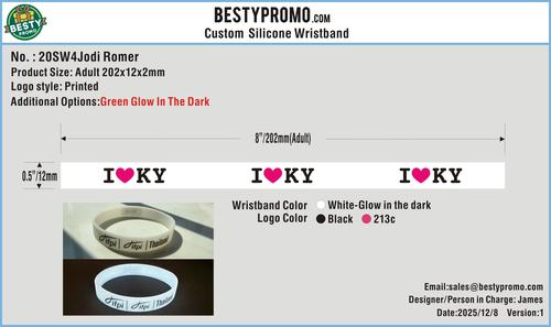 Custom shoe Charms and Wristband-20CC4Jodi Romer-RE