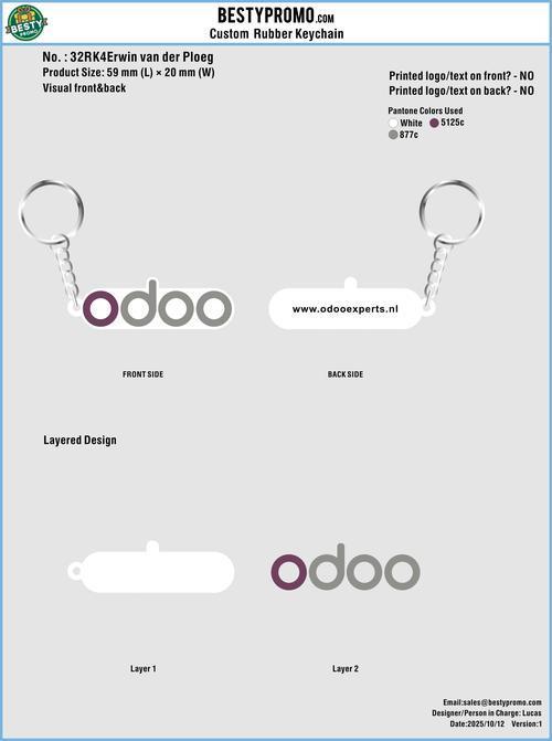 Rubber Keychain 32RK4Erwin van der Ploeg 20251012