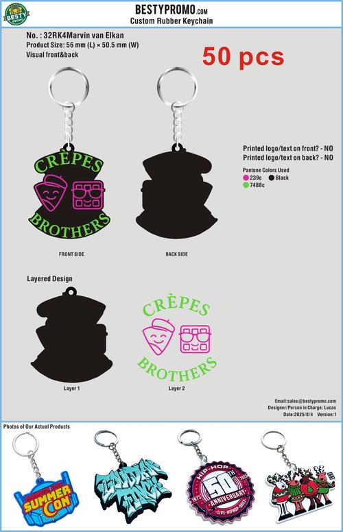 3D Rubber Keychain 32RK4Marvin van Elkan 20250804