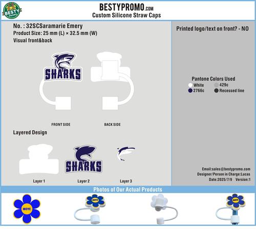 Custom Silicone Straw Toppers 32SC4Saramarie Emery 20250709