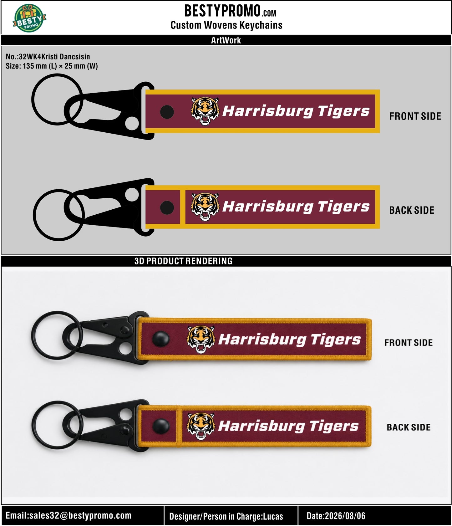 Custom Rubber Keychains & Flight Tag Woven Keychain & Lanyard – 20260814-32-1