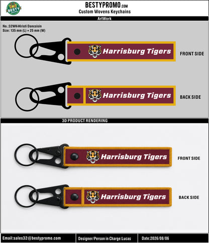 Custom Rubber Keychains & Flight Tag Woven Keychain & Lanyard – 20260814-32-1