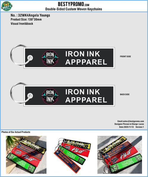 Double Sided Woven Keychain 32Wk4Angela Youngs 20251113