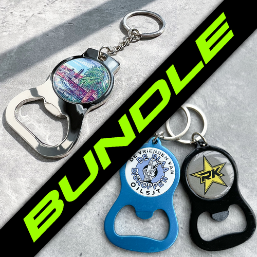 BUNDLE: Custom Zinc Openers & Custom Aluminium Openers