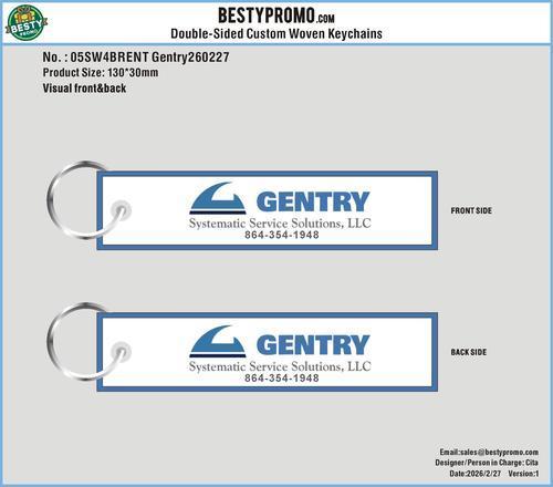 Custom Woven Flight Key Tag-05SW4BRENT Gentry260227