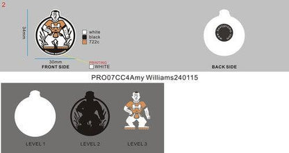 custom clog charm and keychain 07CC4Amy Williams