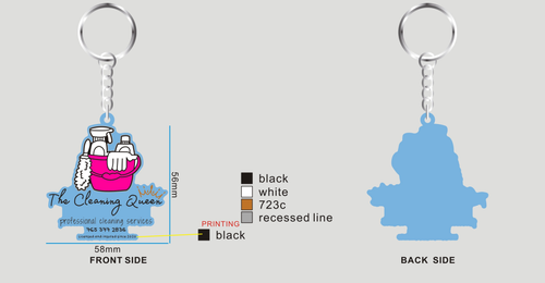 CUSTOM RUBBER KEYCHAIN 07KY4Megan Strohmier