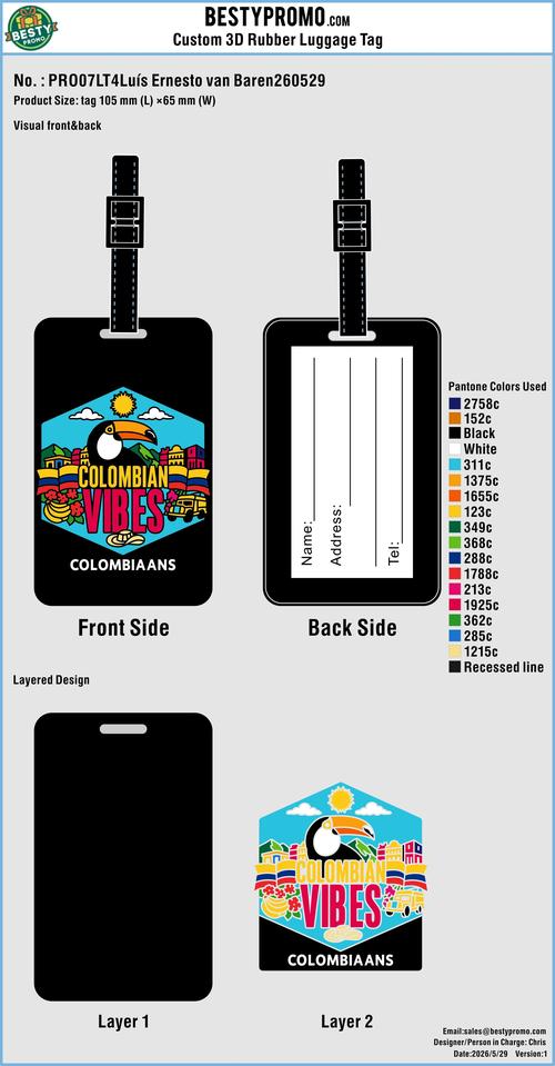 Custom 3D Die Cut Rubber Keychains-Custom PVC Rubber Luggage Tag-Custom Silicone Wristbands-20260602-07-RE