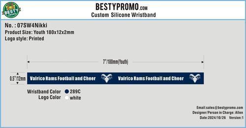 CUSTOM SILICONE WRISTBAND 07SW4Nikki