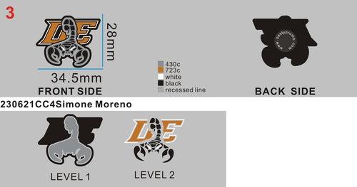 PERSONALIZED LOGO SHOE CHARMS - 230621CC4Simone Moreno10