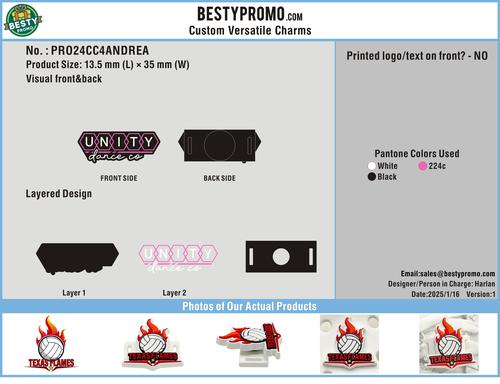 CUSTOM Versatile Shoe Charm - 24CC4ANDREA20250116