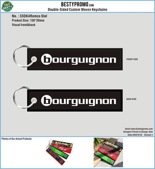 Double-Sided Custom Woven Keychains-33DK4Remco Stel250923