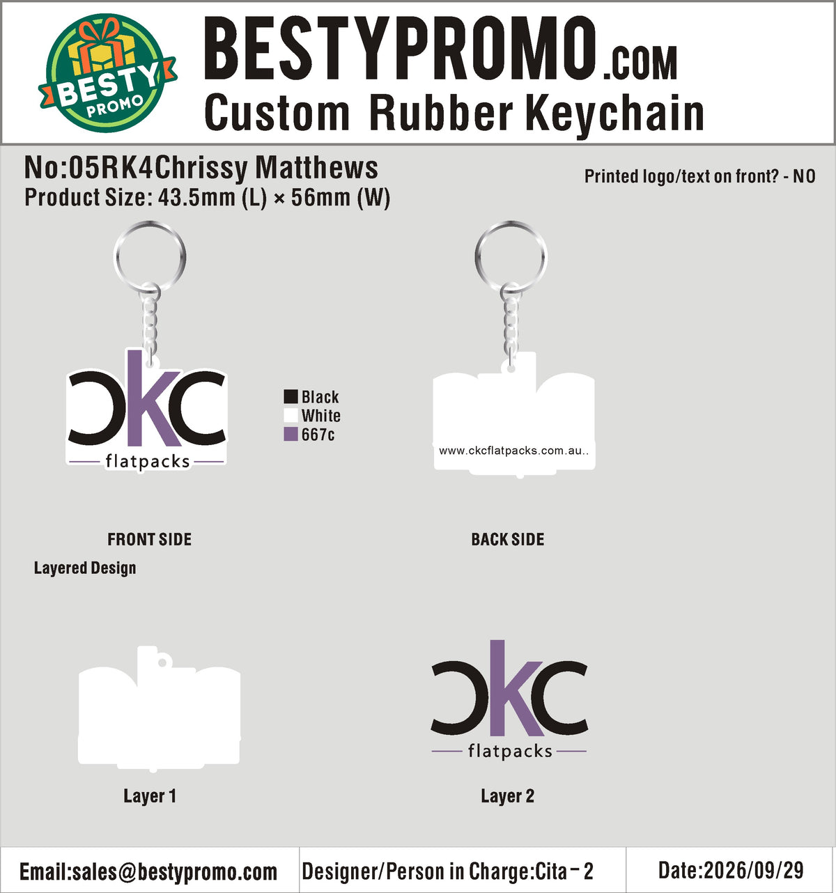 Custom 3D Die Cut Rubber Keychains-261007-05