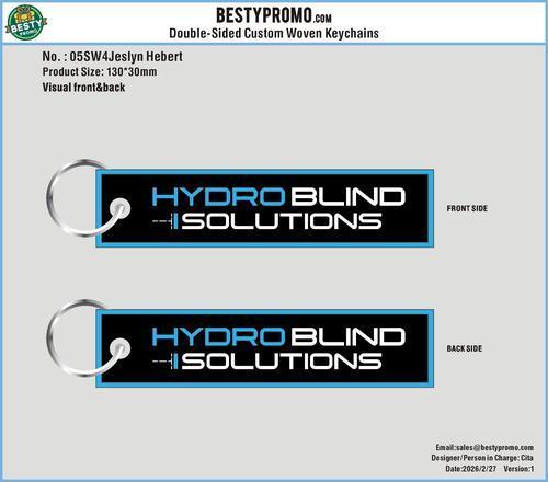 Custom Woven Flight Key Tag-05-hydro blind