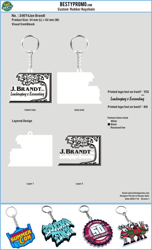 Pro-Rubber Keychains34KY4Jon Brandt-RE