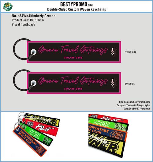 Pro-Woven Flight Key Tag34WK4Kimberly Greene260127