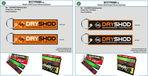 Pro-Double Sided Woven Keychains34WKY4Anthony Asta251213