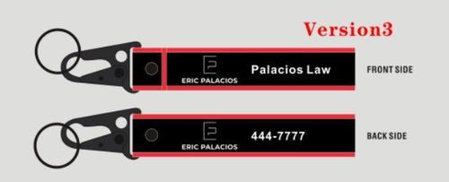 Woven keychains(Black Snap Hook)-20WK Eric Palacios260208