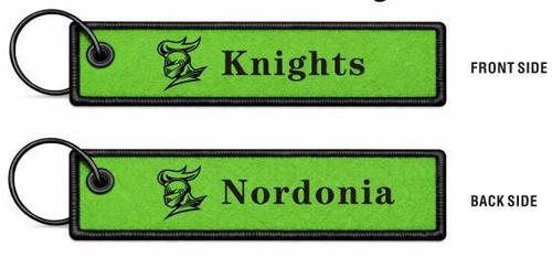 Custom Double-Sided Woven Flight Key Tag – 20260506-20
