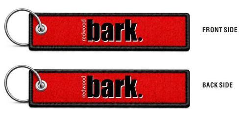 Custom Double-Sided Woven Flight Key Tag – 20260514-20